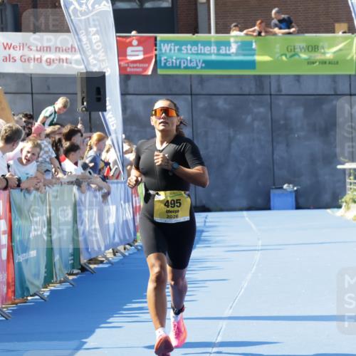 09.08.2026 - GEWOBA Citytriathlon Bremen Yannick Fuchs http://msf.ph/oto/9934054 09.08.2026 11:32:39 Ziel 495 meine-sportfotos.de