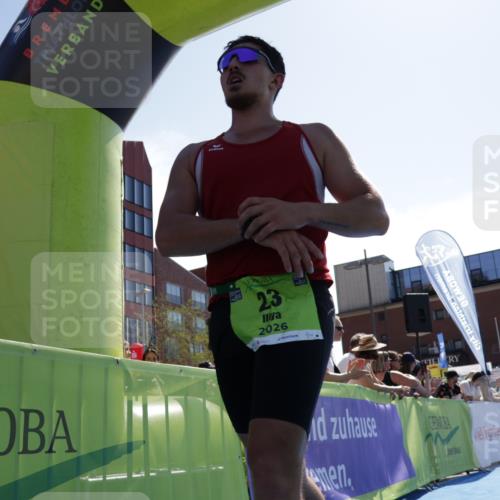 09.08.2026 - GEWOBA Citytriathlon Bremen Yannick Fuchs http://msf.ph/oto/9935926 09.08.2026 14:58:40 Ziel 23, 905 meine-sportfotos.de