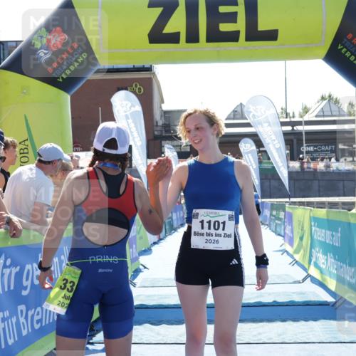 09.08.2026 - GEWOBA Citytriathlon Bremen Yannick Fuchs http://msf.ph/oto/9936030 09.08.2026 15:00:24 Ziel 1101 meine-sportfotos.de