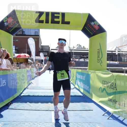09.08.2026 - GEWOBA Citytriathlon Bremen Yannick Fuchs http://msf.ph/oto/9936392 09.08.2026 15:05:33 Ziel 36 meine-sportfotos.de