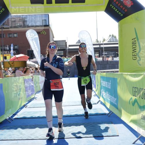 09.08.2026 - GEWOBA Citytriathlon Bremen Yannick Fuchs http://msf.ph/oto/9936431 09.08.2026 15:06:09 Ziel 176, 927 meine-sportfotos.de