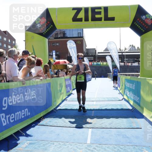 09.08.2026 - GEWOBA Citytriathlon Bremen Yannick Fuchs http://msf.ph/oto/9936688 09.08.2026 15:08:28 Ziel 46 meine-sportfotos.de