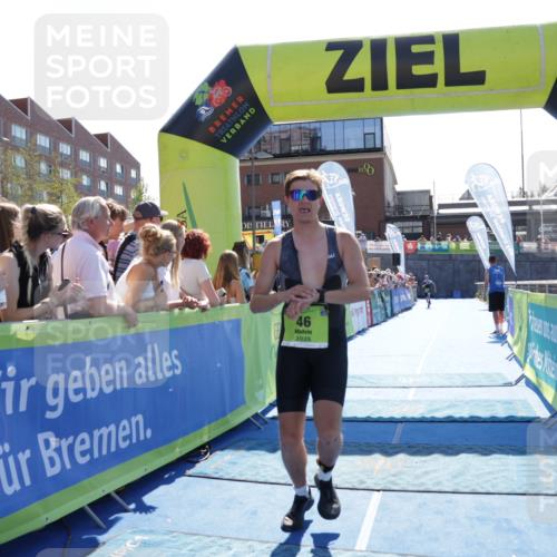 09.08.2026 - GEWOBA Citytriathlon Bremen Yannick Fuchs http://msf.ph/oto/9936691 09.08.2026 15:08:28 Ziel 46 meine-sportfotos.de