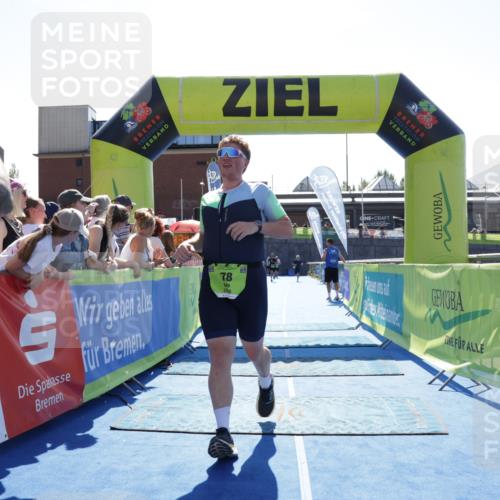 09.08.2026 - GEWOBA Citytriathlon Bremen Yannick Fuchs http://msf.ph/oto/9936819 09.08.2026 15:10:05 Ziel 78 meine-sportfotos.de