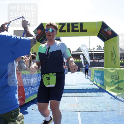 09.08.2026 - GEWOBA Citytriathlon Bremen Yannick Fuchs http://msf.ph/oto/9936822 09.08.2026 15:10:05 Ziel 78 meine-sportfotos.de