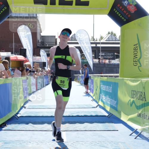 09.08.2026 - GEWOBA Citytriathlon Bremen Yannick Fuchs http://msf.ph/oto/9936881 09.08.2026 15:10:47 Ziel 59, 129 meine-sportfotos.de