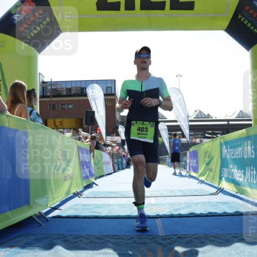 09.08.2026 - GEWOBA Citytriathlon Bremen Yannick Fuchs http://msf.ph/oto/9937105 09.08.2026 15:13:16 Ziel 270, 403 meine-sportfotos.de