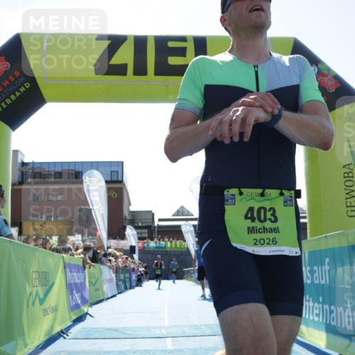 09.08.2026 - GEWOBA Citytriathlon Bremen Yannick Fuchs http://msf.ph/oto/9937108 09.08.2026 15:13:16 Ziel 270, 403 meine-sportfotos.de