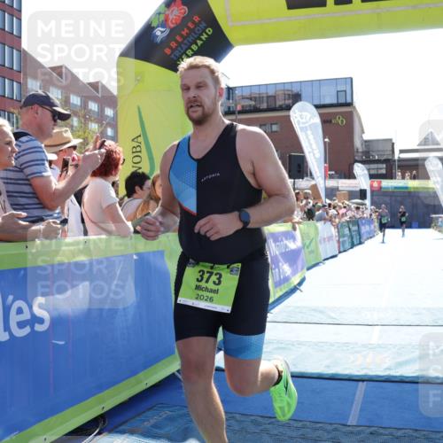 09.08.2026 - GEWOBA Citytriathlon Bremen Yannick Fuchs http://msf.ph/oto/9937462 09.08.2026 15:16:31 Ziel 7, 74, 236, 271, 373 meine-sportfotos.de