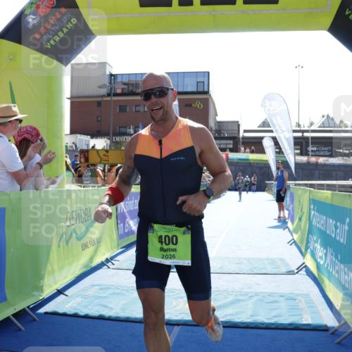 09.08.2026 - GEWOBA Citytriathlon Bremen Yannick Fuchs http://msf.ph/oto/9937633 09.08.2026 15:17:45 Ziel 308, 400 meine-sportfotos.de