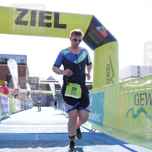 09.08.2026 - GEWOBA Citytriathlon Bremen Yannick Fuchs http://msf.ph/oto/9938690 09.08.2026 15:28:17 Ziel 28, 121 meine-sportfotos.de