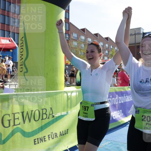 09.08.2026 - GEWOBA Citytriathlon Bremen Yannick Fuchs http://msf.ph/oto/9939087 09.08.2026 15:30:47 Ziel 197, 204, 210, 414, 452 meine-sportfotos.de