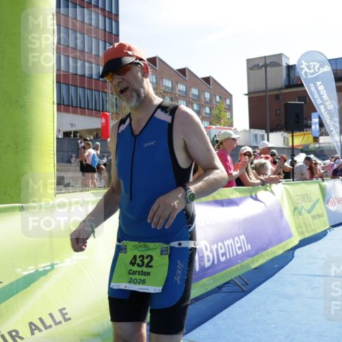 09.08.2026 - GEWOBA Citytriathlon Bremen Yannick Fuchs http://msf.ph/oto/9939688 09.08.2026 15:33:32 Ziel 432 meine-sportfotos.de