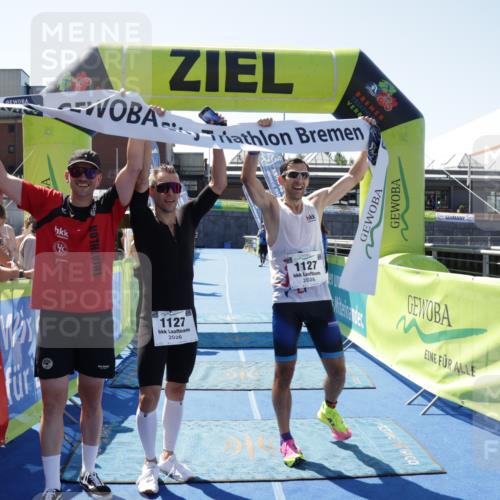 09.08.2026 - GEWOBA Citytriathlon Bremen Yannick Fuchs http://msf.ph/oto/9940406 09.08.2026 13:39:38 Ziel  meine-sportfotos.de