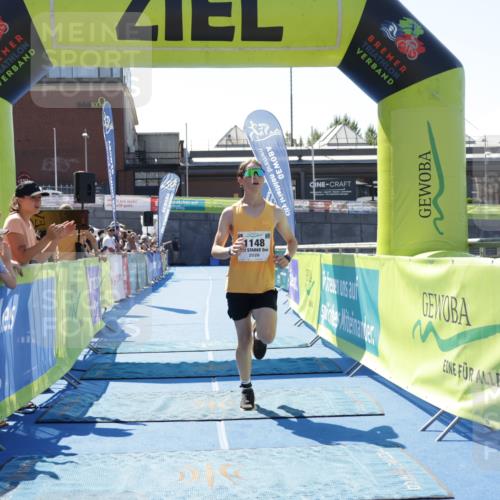 09.08.2026 - GEWOBA Citytriathlon Bremen Yannick Fuchs http://msf.ph/oto/9941169 09.08.2026 13:52:06 Ziel 675, 1148 meine-sportfotos.de