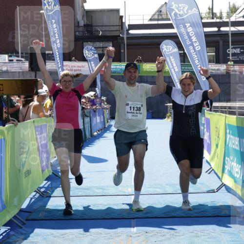 09.08.2026 - GEWOBA Citytriathlon Bremen Yannick Fuchs http://msf.ph/oto/9943929 09.08.2026 14:13:16 Ziel 1138 meine-sportfotos.de