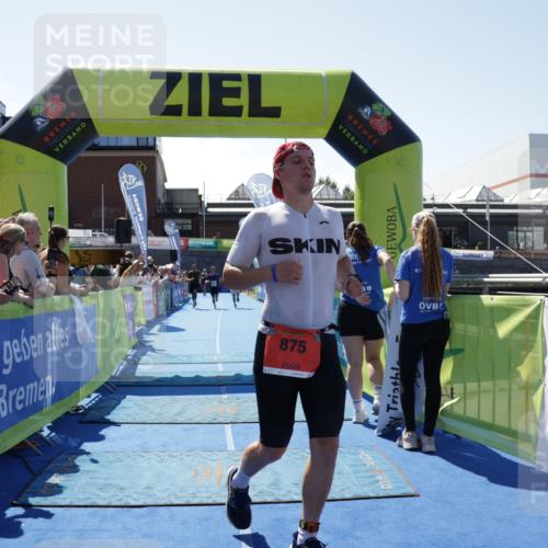 09.08.2026 - GEWOBA Citytriathlon Bremen Yannick Fuchs http://msf.ph/oto/9944240 09.08.2026 14:15:57 Ziel 875, 1123 meine-sportfotos.de