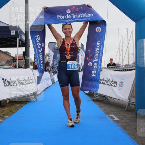 16.08.2026 - KN Förde Triathlon 2026 Markus Tischler http://msf.ph/oto/9964686 16.08.2026 10:07:14 Ziel  meine-sportfotos.de
