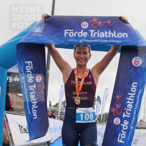 16.08.2026 - KN Förde Triathlon 2026 Markus Tischler http://msf.ph/oto/9991850 16.08.2026 10:07:23 Ziel  meine-sportfotos.de